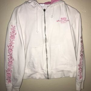 y2k pink hawaii jacket